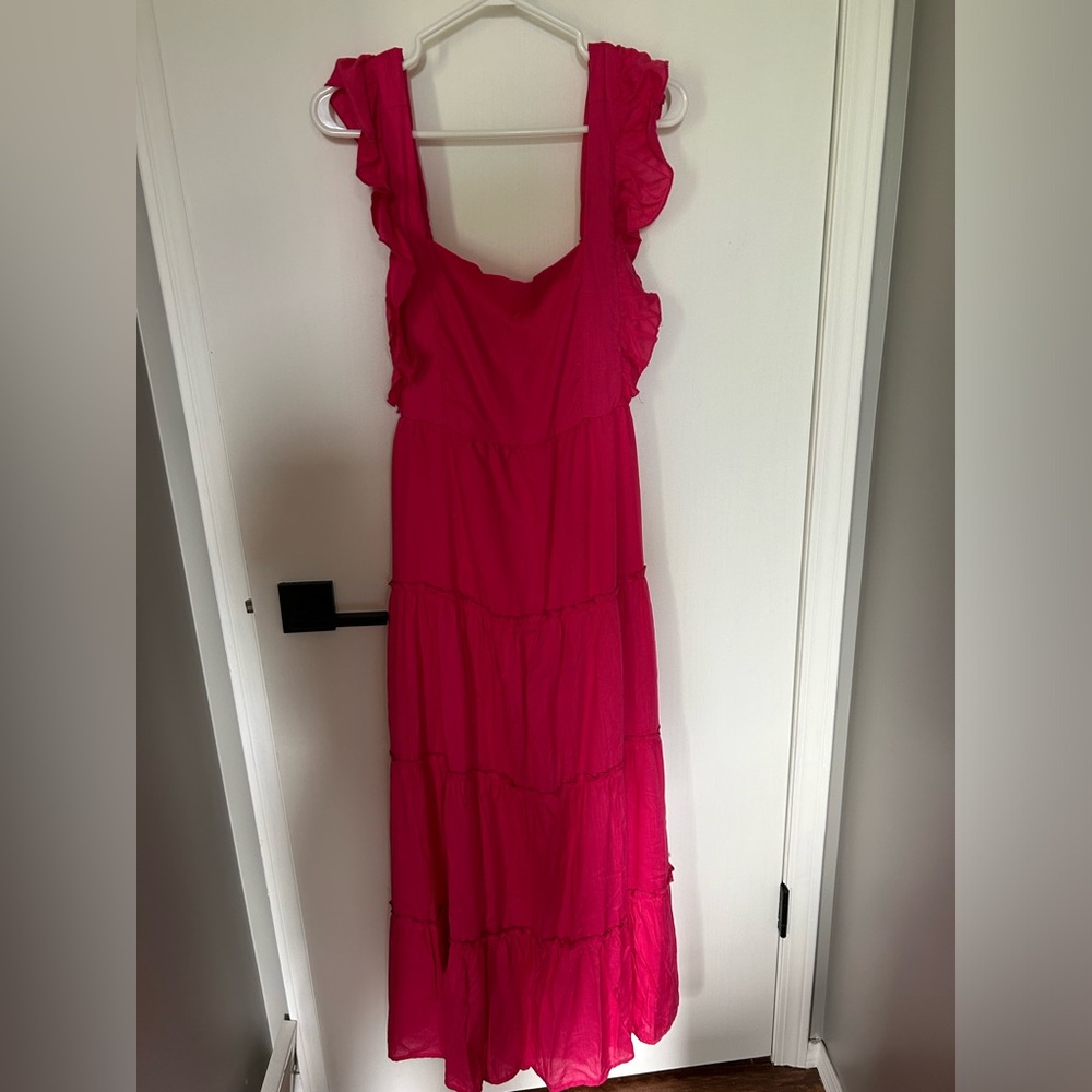 Tie-Back Floor Length Dress